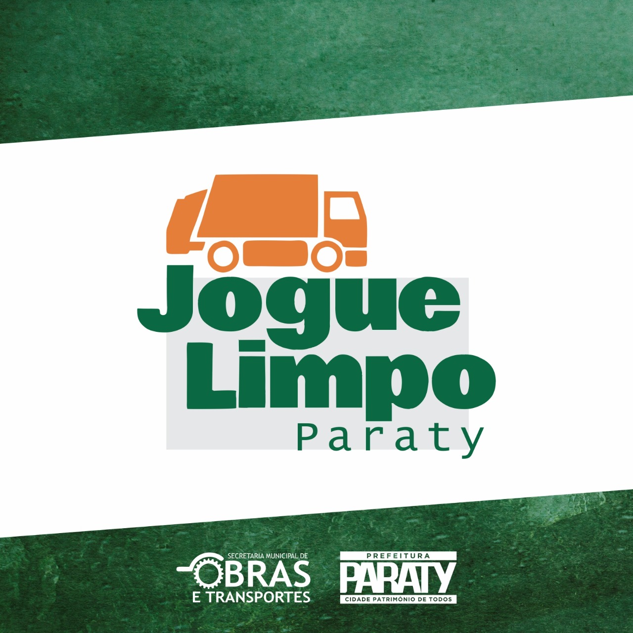 Logo @ jogue limpo com a praia, jrpetry